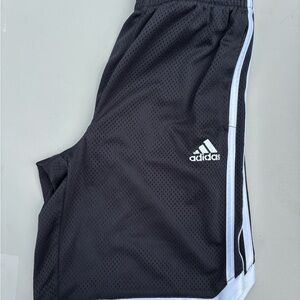 Boys Adidas Black Performance Shorts